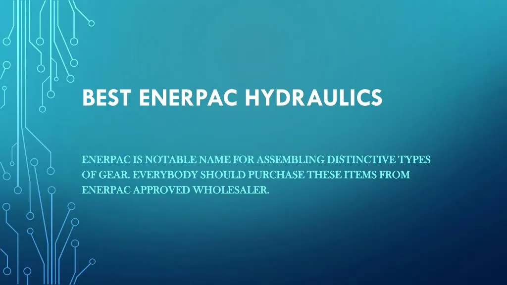 best enerpac hydraulics