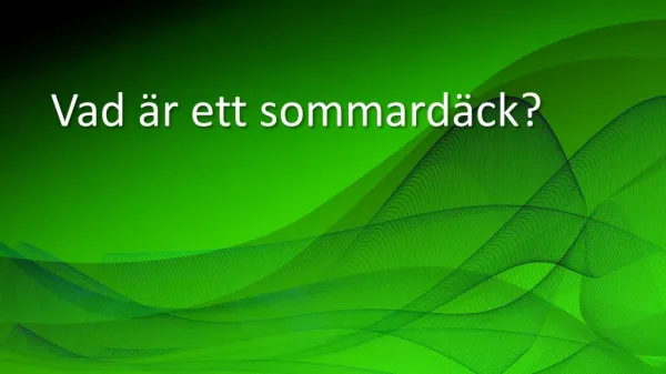 vad r ett sommard ck