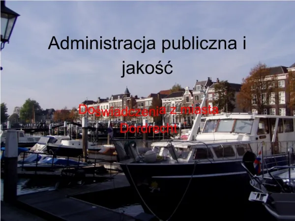 Administracja publiczna i jakosc