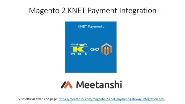 Magento 2 KNET Payment Integration