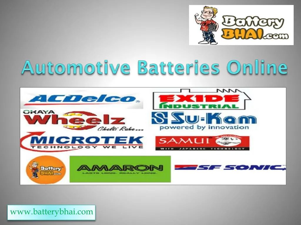 automotive batteries online