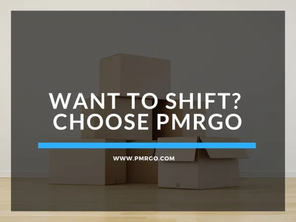 PMRGO | Domestic and Local Packers and Movers In India