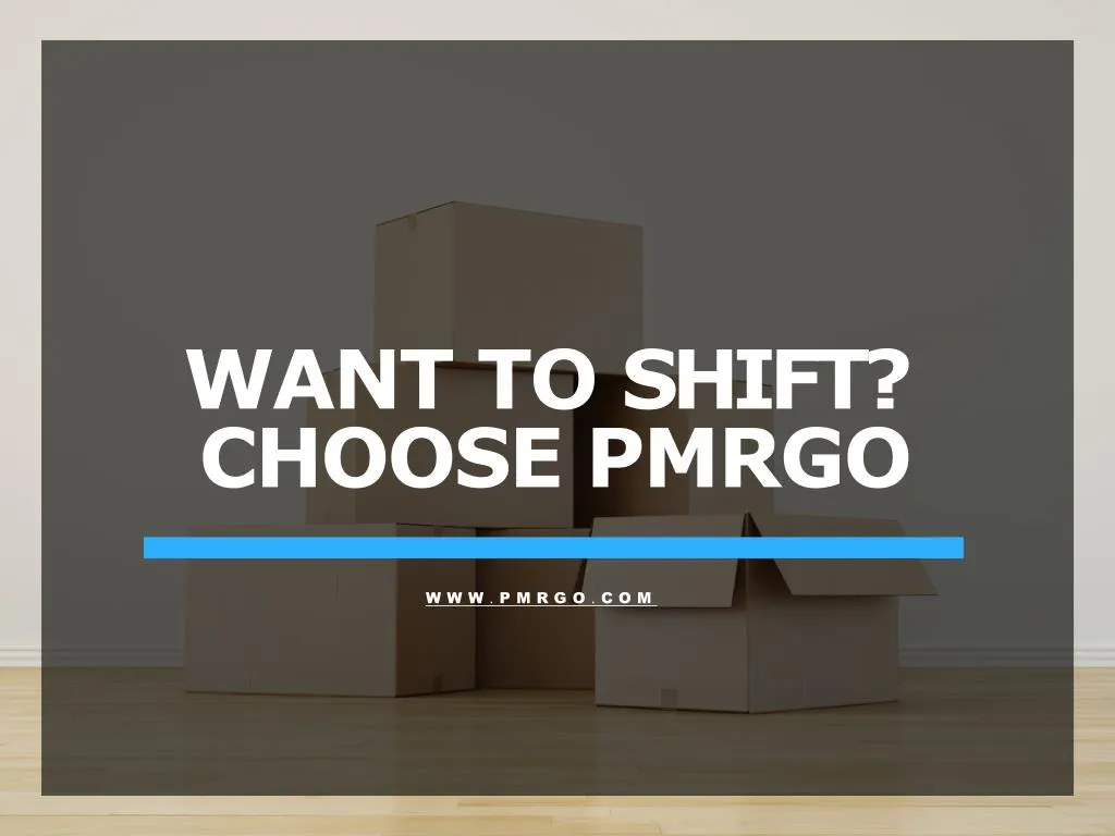 want to shift choose pmrgo