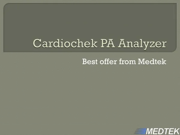 Professional CardioChek Pa Analyzer