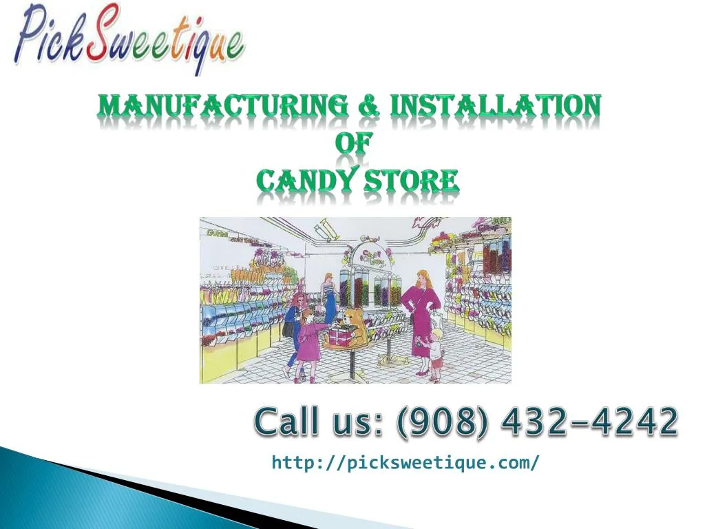 manufacturing installation of candy store