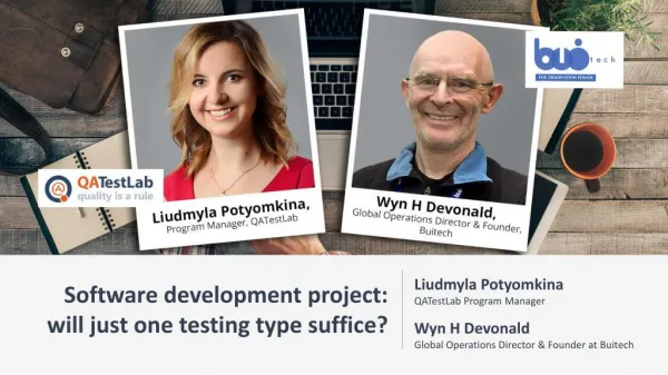 Software development project: will just one testing type suffice? (Buitech - QATestLab)