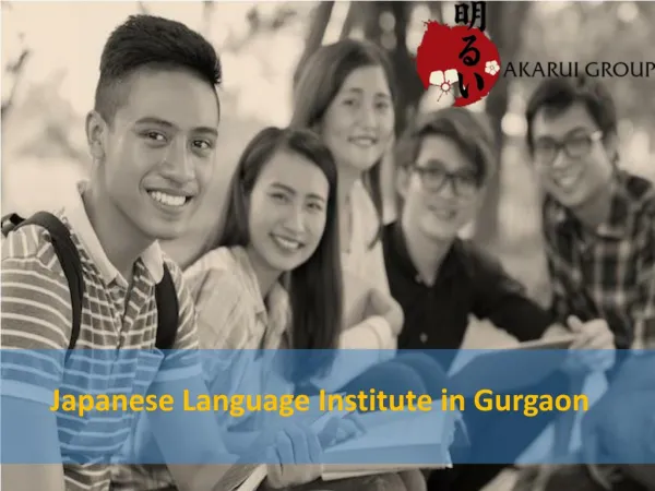 Japanese Languages Classes in Gurgaon - Akarui Group
