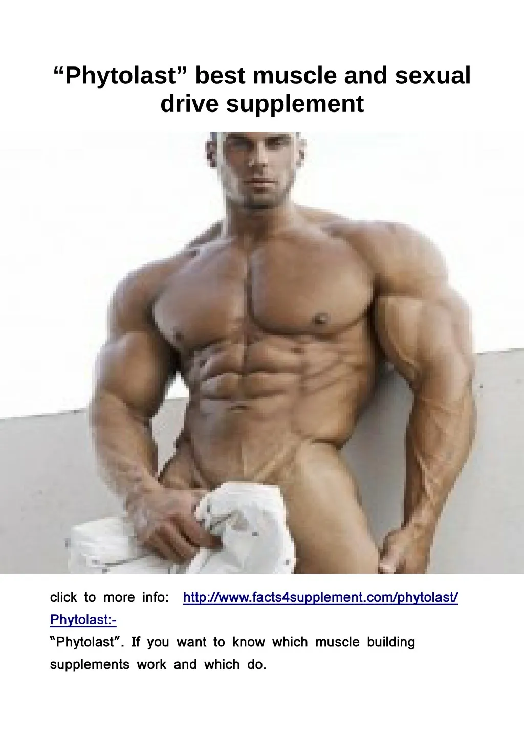 phytolast best muscle and sexual drive supplement