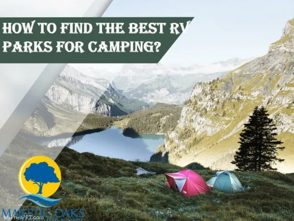 How to Find the Best RV Parks for Camping