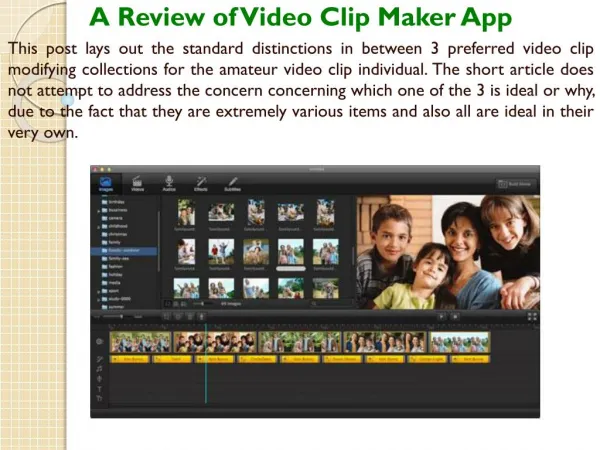 A Review of Video Clip Maker App