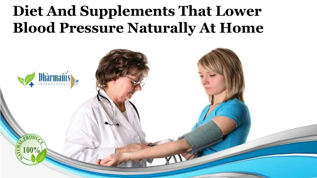 diet and supplements that lower blood pressure