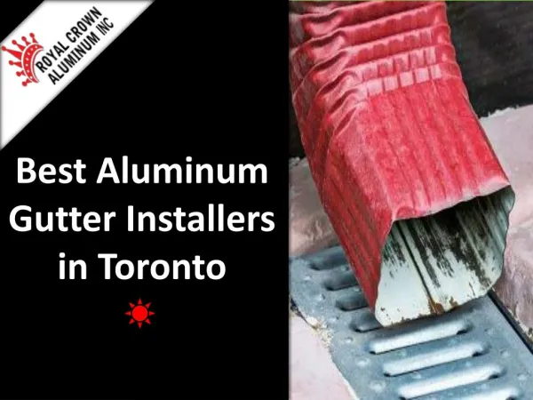 Best Aluminum Gutter Installers in Toronto