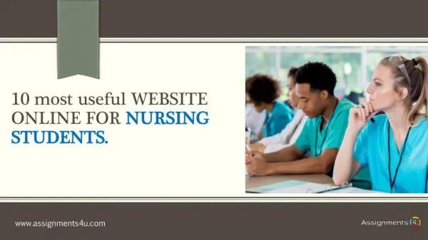 There are 10 Useful Website Online For Nursing Students