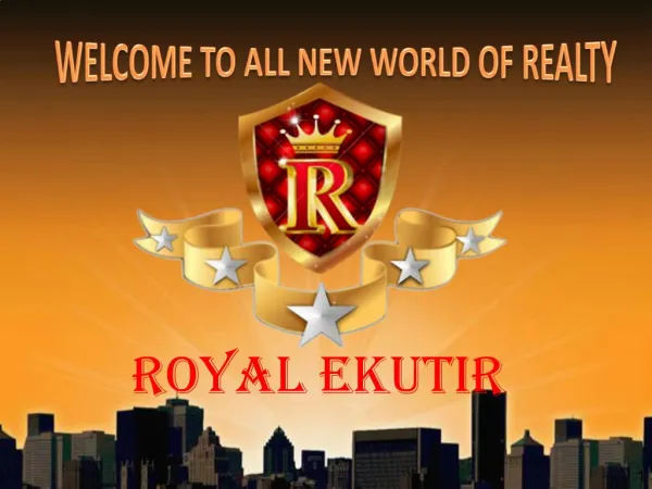 WELCOME TO ALL NEW WORLD OF REALTY