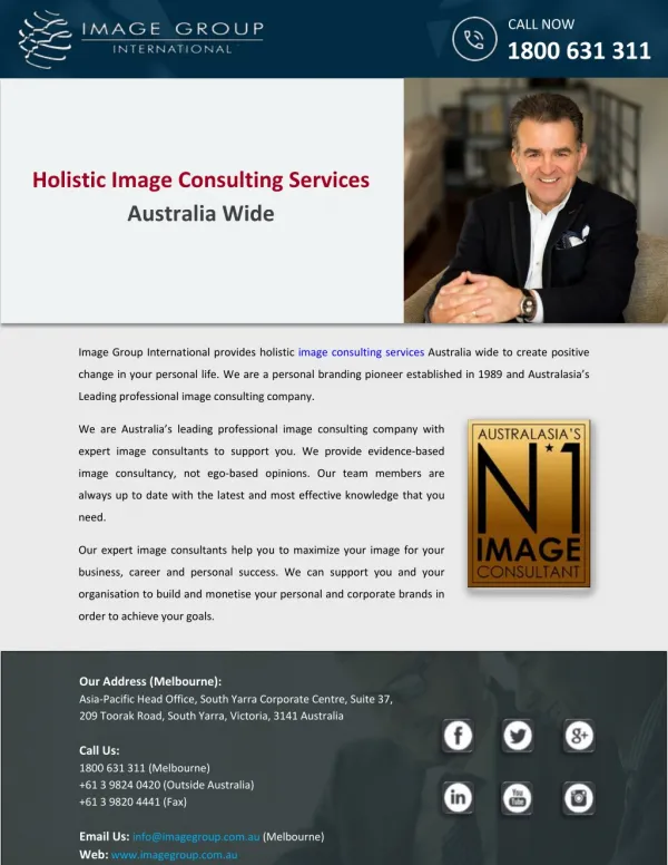 Holistic Image Consulting Services Australia Wide