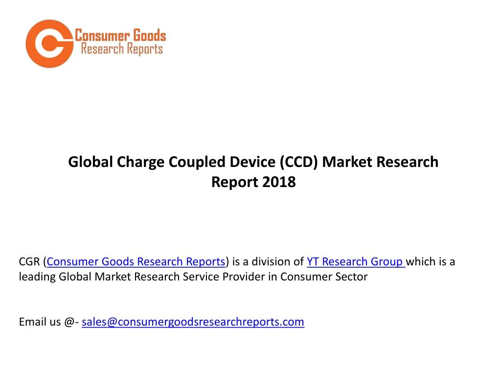global charge coupled device ccd market research