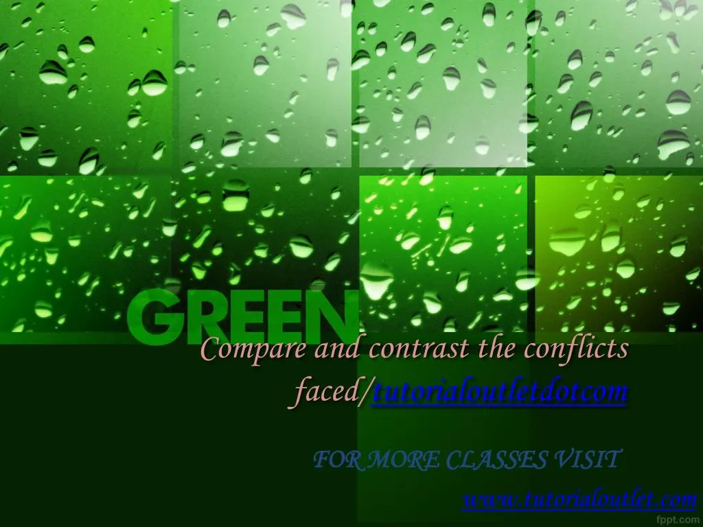 compare and contrast the conflicts faced tutorialoutletdotcom