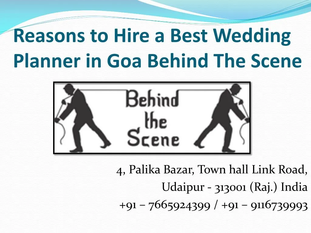 reasons to hire a best wedding planner