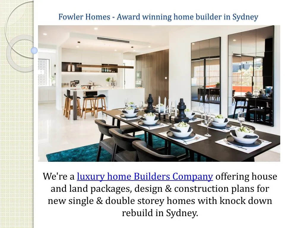 fowler homes award winning home builder in sydney
