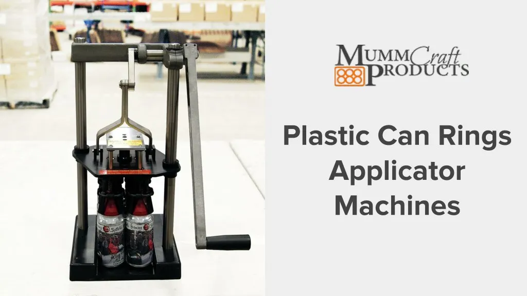 plastic can rings applicator machines