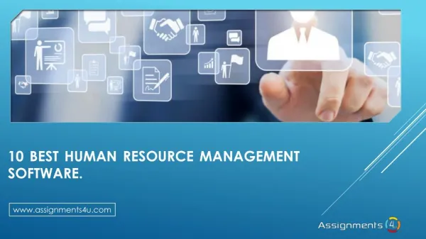 There are 10 Best Human Resource Management Software