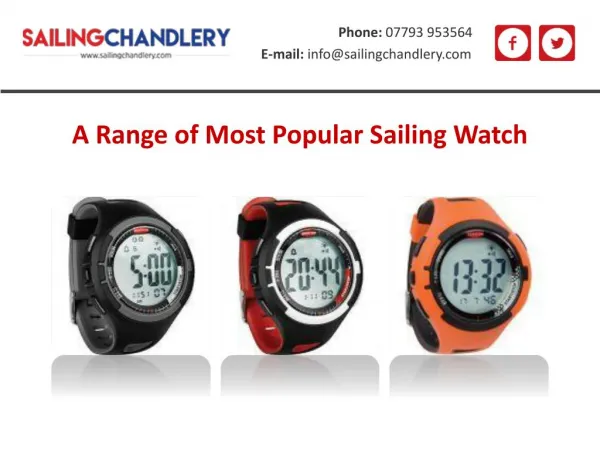 A Range of Most Popular Sailing Watch