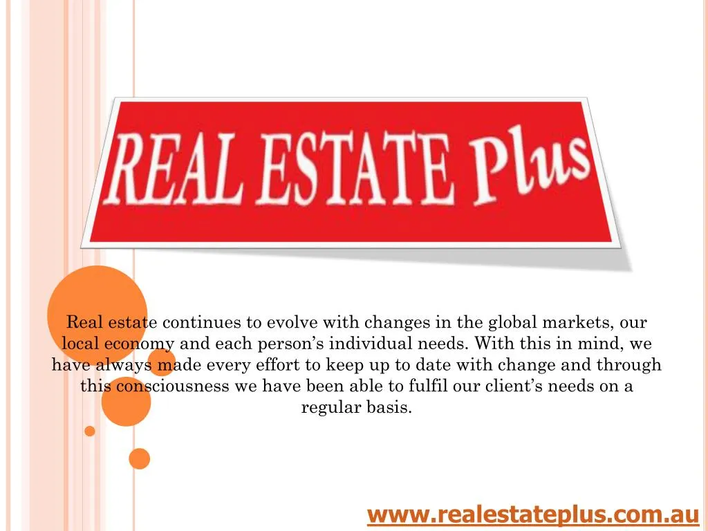 real estate continues to evolve with changes