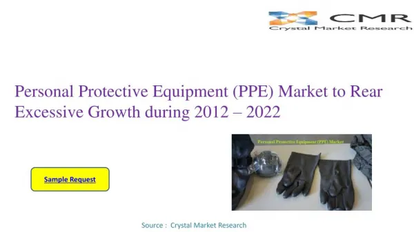 Personal Protective Equipment (PPE) Market Projected to Amplify During 2012 - 2022