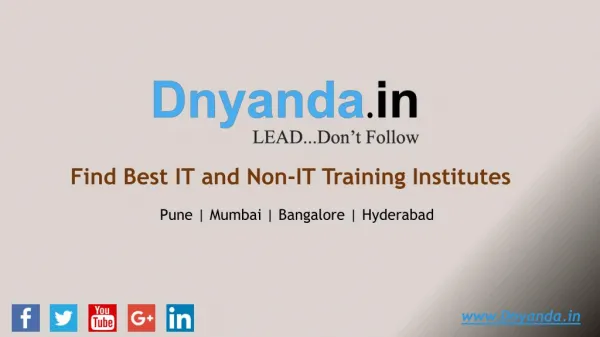 Dnyanda.in | Training Institute Search Engine in India - About Us