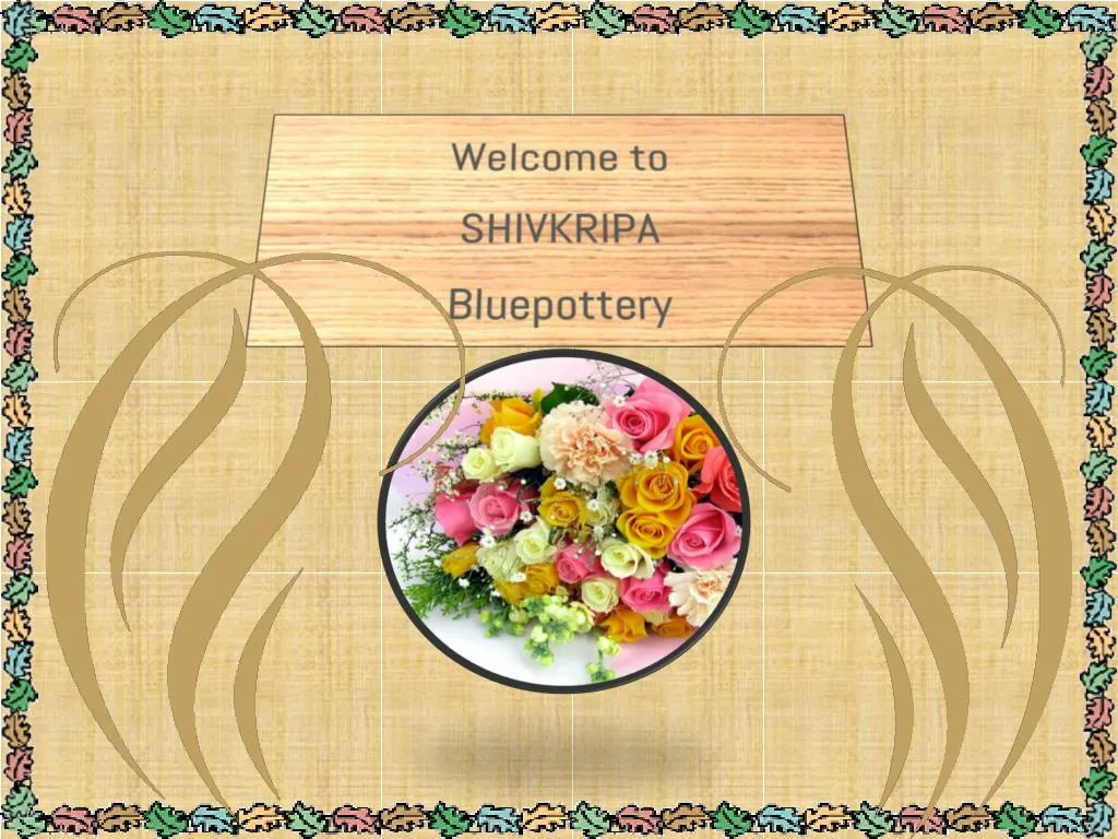 welcome to shivkripa bluepottery