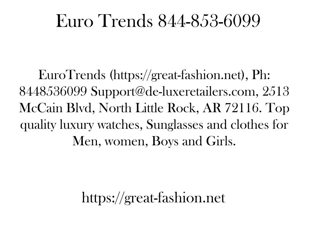 euro trends 844 853 6099