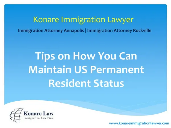 Tips on How You Can Maintain US Permanent Resident Status