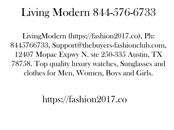 LivingModern 844-576-6733