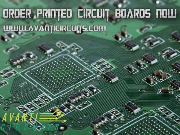 Order Printed Circuit Boards Now