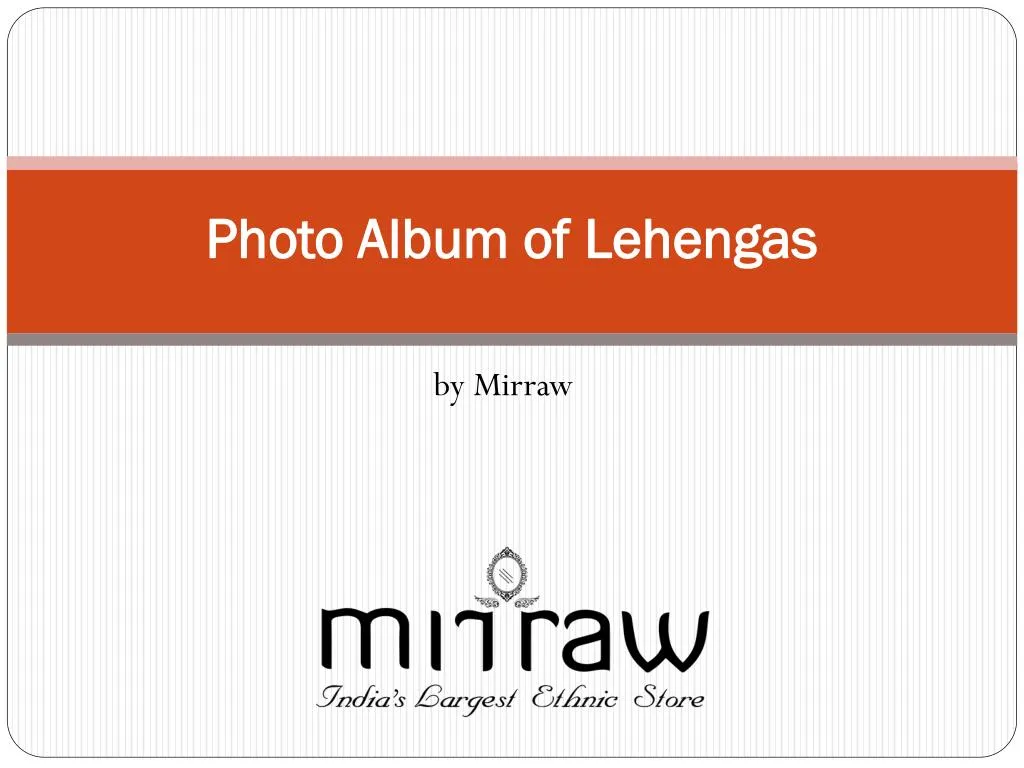 photo album of lehengas