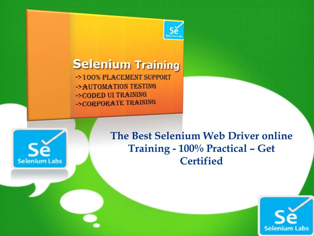 the best selenium web driver online training