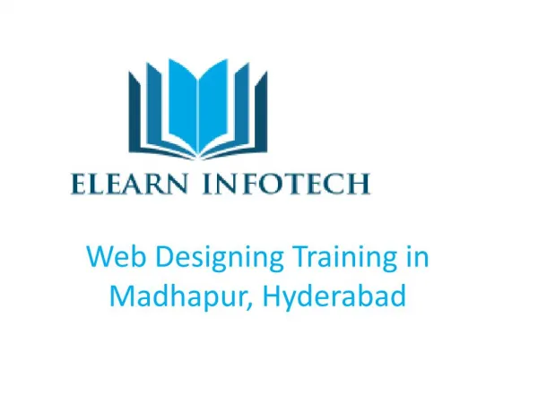 Web Designing Training in Madhapur, Hyderabad