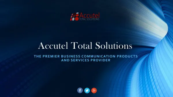 Accutel Total Solutions - Your IT Solution Partner