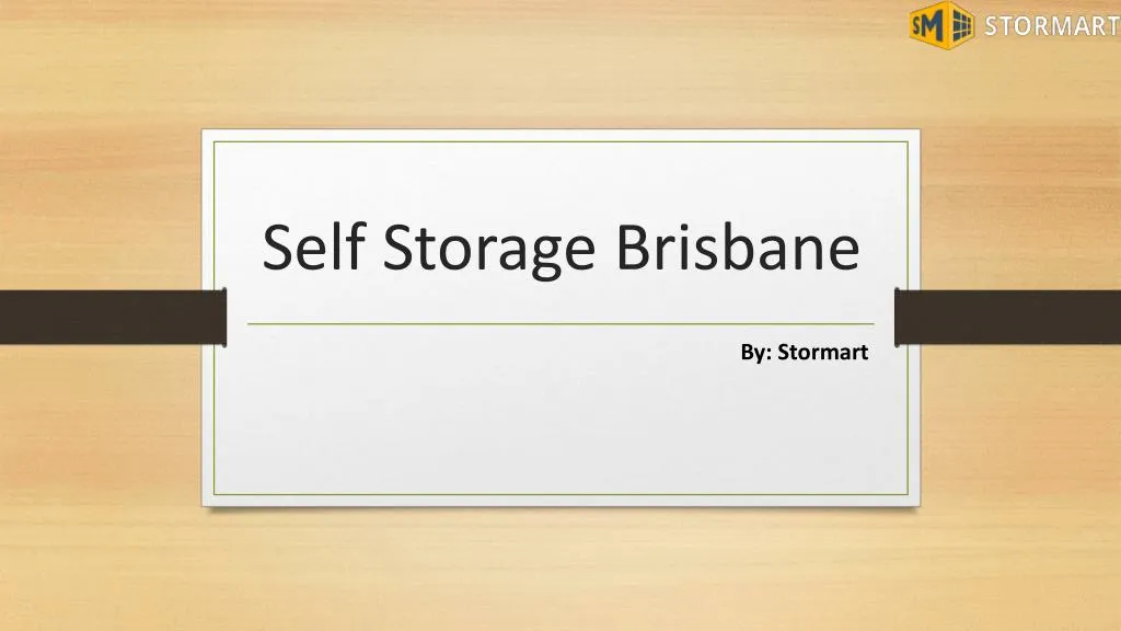self storage brisbane
