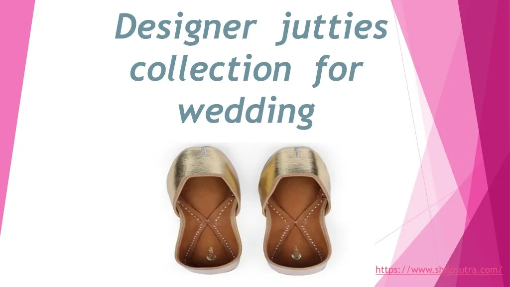 designer jutties collection for wedding