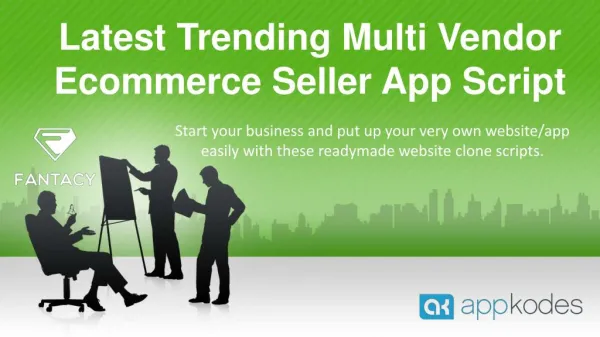 Latest trending multi vendor ecommerce seller app script