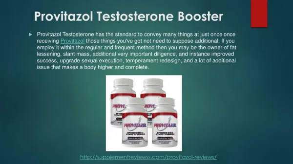 Read Provitazol Testosterone Booster Reviews, Side Effects and Result