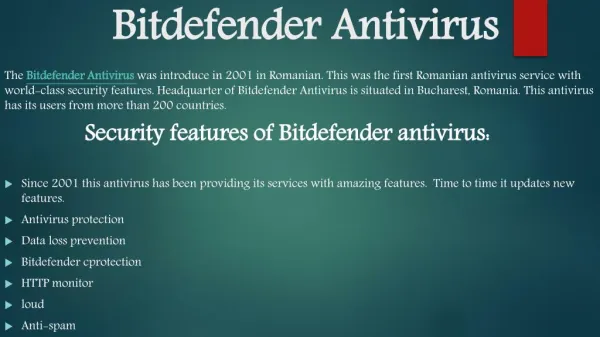 Resolve issues of Bitdefender Antivirus