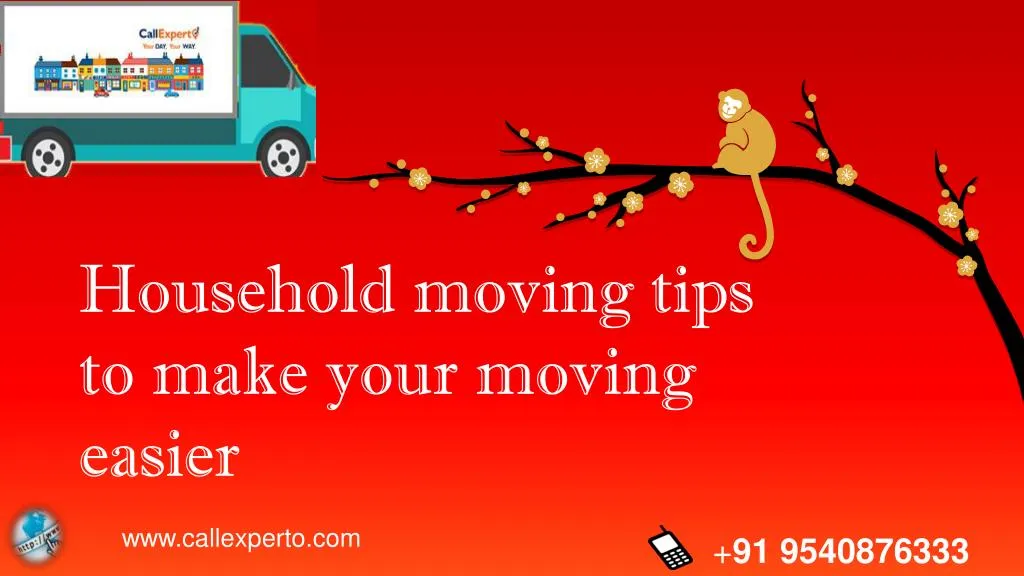 household moving tips to make your moving easier