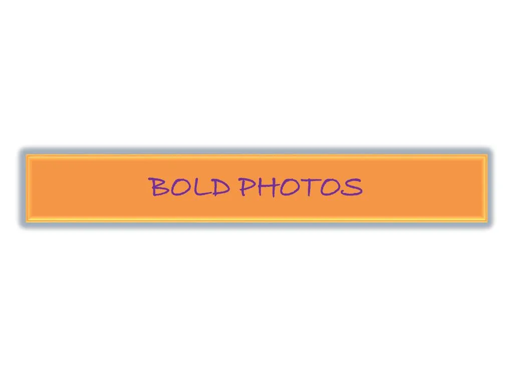 bold photos