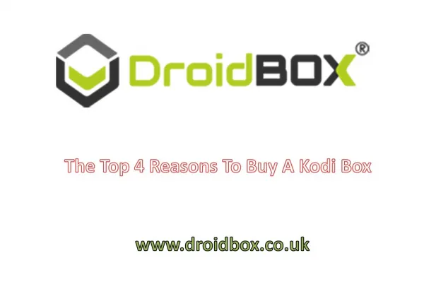 The Top 4 Reasons To Buy A Kodi Box