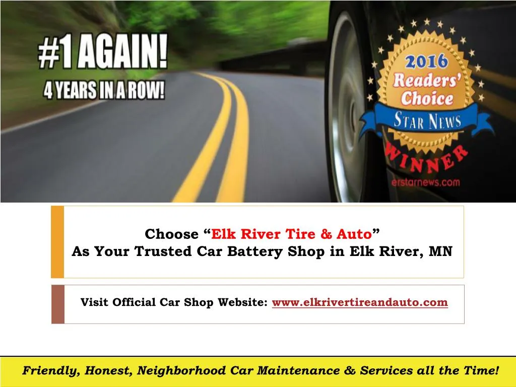 choose elk river tire auto as your trusted