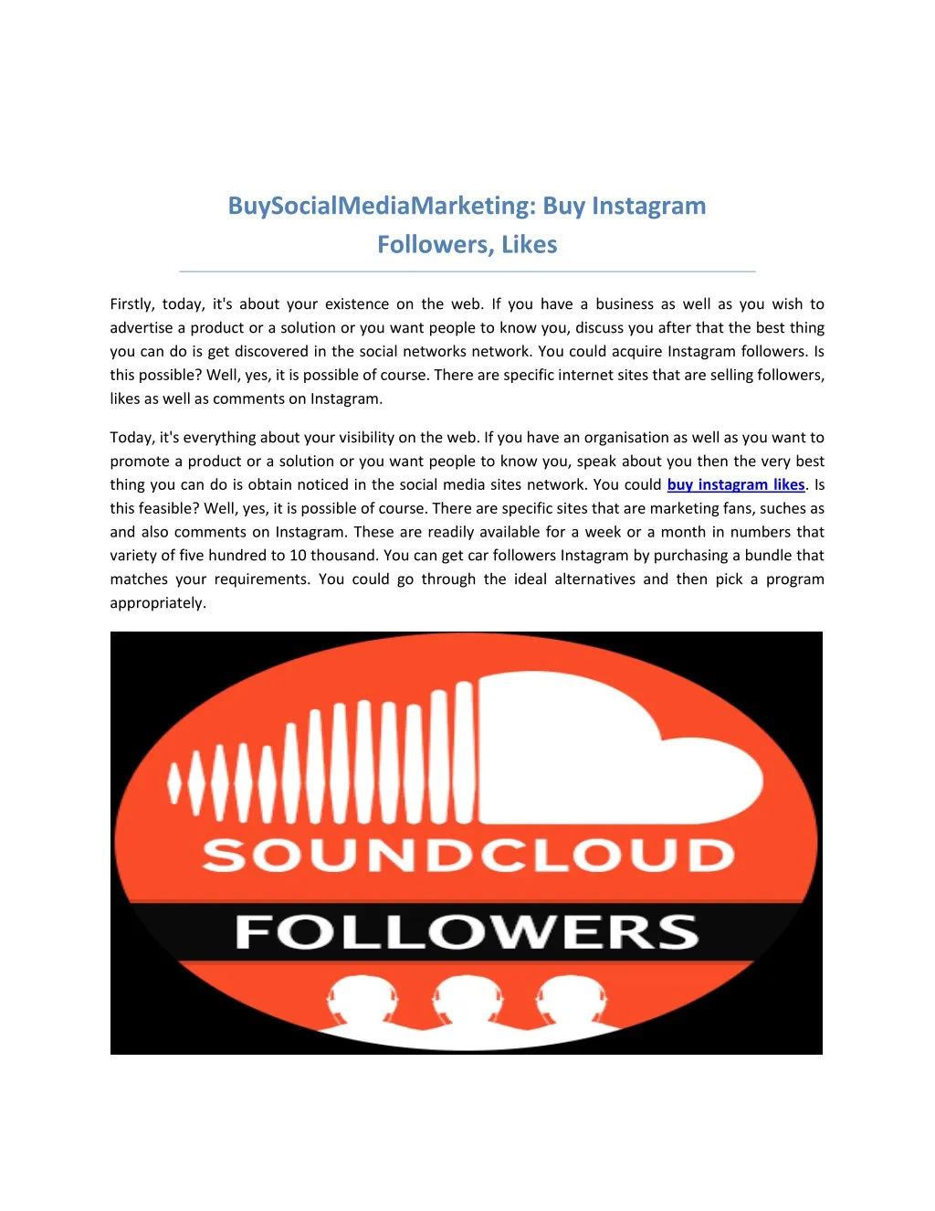 buysocialmediamarketing buy instagram followers
