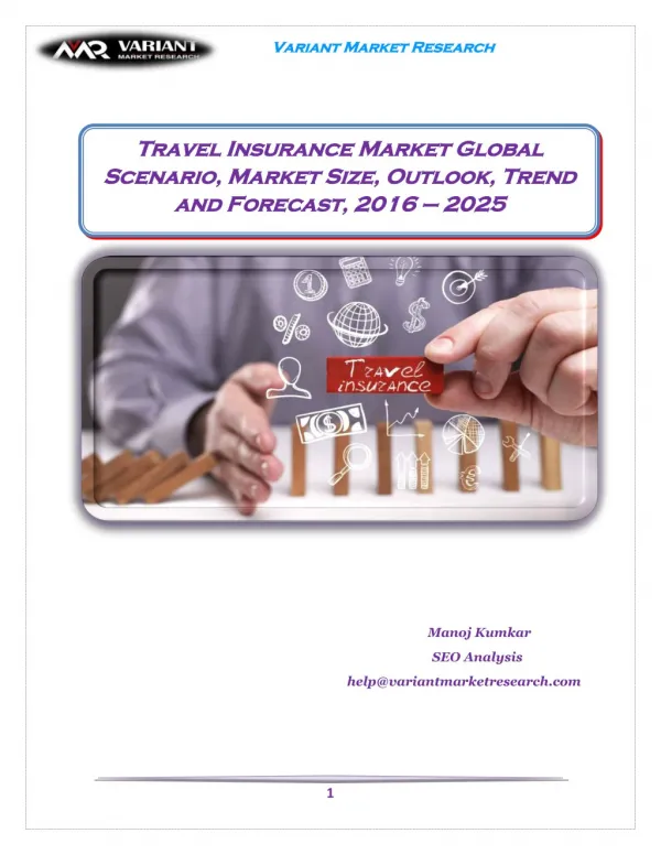 Travel Insurance Market