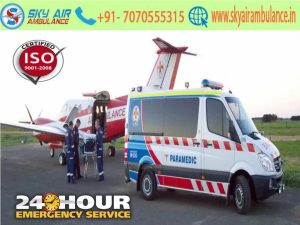 Sky Air Ambulance services in Delhi are available at low Buck